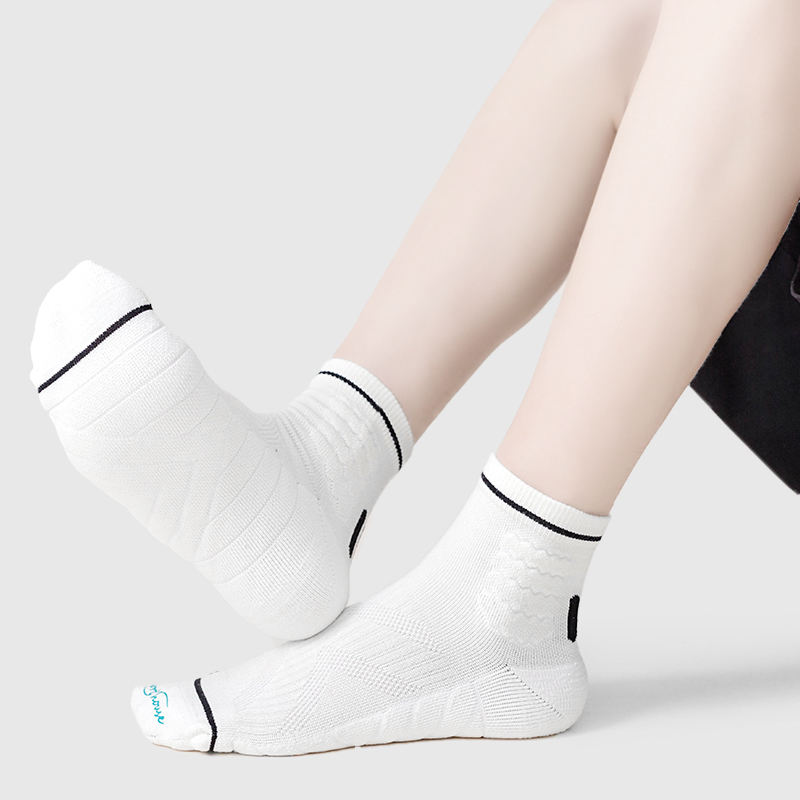 Wholesale Custom Merino Wool Mid-Calf Hiking Socks Antibacterial Deodorant Breathable Thickened Non-Slip Outdoor Sports Socks