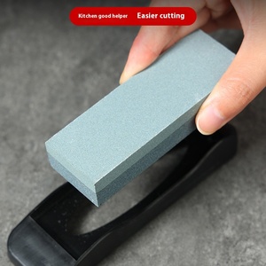 Afilador de cuchillos de corindón marrón de doble cara multifuncional, cuchillo de cocina de acero inoxidable para el hogar, varilla de afilado, artículos diversos - Product Image 2