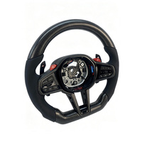 Volant en cuir mat de haute qualité avec fibre de carbone pour BMW F15 F25 F01 F20 F22 F32 F36 M3 M5 M6 G87 F30 F10
