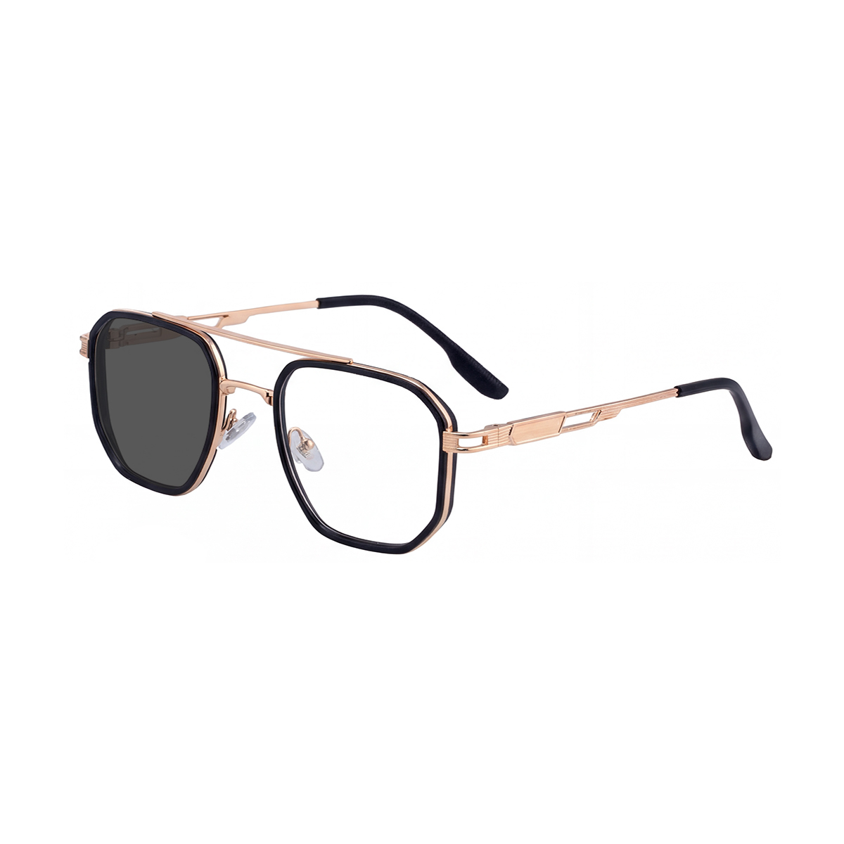 C1 Black Gold Frame Turn Gray