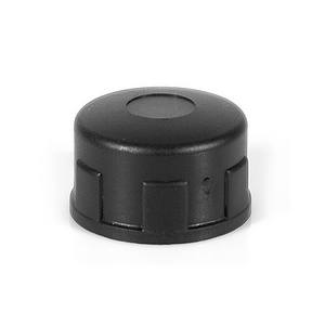 Conector de Agua para Jardín de 1 1/2 x 1 1/2 Pulgadas, Plástico Negro - Product Image 1