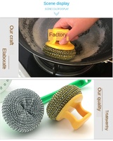 Ustensiles de cuisine spatule rotative mélangeur de nettoyage seau de mélange rotatif multifonctionnel réservoir d'alimentation grattoir rotatif mural