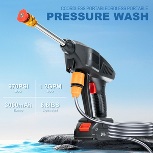 Idropulitrice per Auto ad Alta Pressione Portatile Senza Fili Mini da 21V <span class=keywords><strong>24V</strong></span> al Prezzo Più Basso all'Ingrosso - Product Image 2