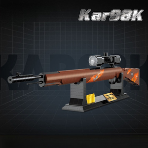 Ensemble <span class=keywords><strong>de</strong></span> construction <span class=keywords><strong>de</strong></span> fusil <span class=keywords><strong>de</strong></span> <span class=keywords><strong>simulation</strong></span> Kar98k et fusil automatique M416 en briques, blocs <span class=keywords><strong>de</strong></span> construction stimulants pour enfants OEM - Product Image 2