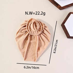 Turban pour bébé de haute qualité, printemps et automne, fleurs, grande taille, couleur bonbon, turban pour bébé <span class=keywords><strong>fille</strong></span>, turbans pour bébé, cadeau de <span class=keywords><strong>naissance</strong></span>, accessoires pour cheveux - Product Image 2