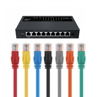 Prix de gros 0.15M 0.5M 1M CAT6 UTP 4 paires 8P8C RJ45 réseau cordon de raccordement câble Ethernet