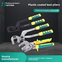 Pince à rivets pour ossature légère en acier, 12 pouces, sans perforation, avec poignée noire, pour montage de plafonds, vente en gros usine, DIY, OEM