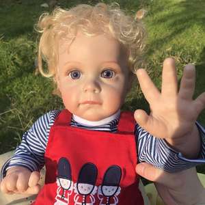 Muñecas <span class=keywords><strong>de</strong></span> bebé <span class=keywords><strong>Reborn</strong></span> <span class=keywords><strong>de</strong></span> <span class=keywords><strong>silicona</strong></span> suave para niñas, juguete <span class=keywords><strong>de</strong></span> bebé recién nacido <span class=keywords><strong>de</strong></span> 22 pulgadas y 55cm - Product Image 5