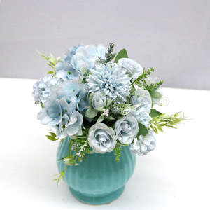 O-X322 Nouvelle conception rose <span class=keywords><strong>bouquet</strong></span> de fleurs en soie artificielle <span class=keywords><strong>pas</strong></span> <span class=keywords><strong>cher</strong></span> <span class=keywords><strong>bouquet</strong></span> de <span class=keywords><strong>mariée</strong></span> mariage fleurs artificielles <span class=keywords><strong>bouquet</strong></span> - Product Image 4
