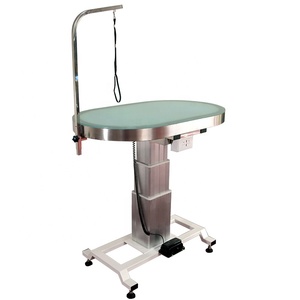 חדש עיצוב עגול LED חשמלי גדול הרמת לחיות מחמד כלב טיפוח שולחן עם USB התוספת - Product Image 2