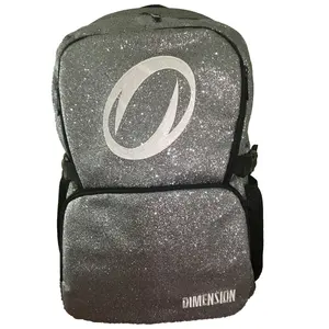 Mochila de dança brilhante, mochilas personalizadas de brilho com glitter