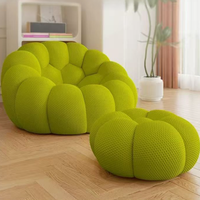 Fauteuil Poire Moderne Standard Simple Inclinable, Imperméable, Tissu Ergonomique, Rembourrage en Mousse Haute Densité