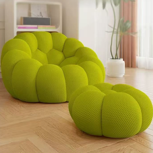 <span class=keywords><strong>Fauteuil</strong></span> pouf moderne en forme <span class=keywords><strong>de</strong></span> bulle, canapé surdimensionné, <span class=keywords><strong>fauteuil</strong></span> inclinable individuel, <span class=keywords><strong>fauteuil</strong></span> incurvé paresseux, revêtement en tissu, <span class=keywords><strong>mousse</strong></span> haute densité - Product Image 5