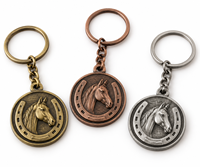 Porte-clés en métal personnalisé avec portrait religieux, logo sur mesure, cadeau promotionnel en gros, fabricant OEM en vrac
