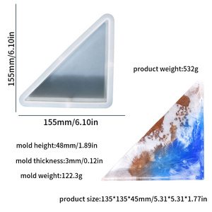 Moule en Silicone pour serre-livres de Table, bricolage, cristal, résine époxy, Micro paysage <span class=keywords><strong>marin</strong></span>, ornements, décoration de la maison - Product Image 3