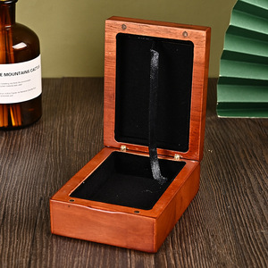 Caja de Madera con Tapa Abatible, Rectangular, Hecha a Mano, para Guardar Joyas y Relojes, con Impresión de Logotipo Personalizado Disponible, Origen Wenzhou - Product Image 4