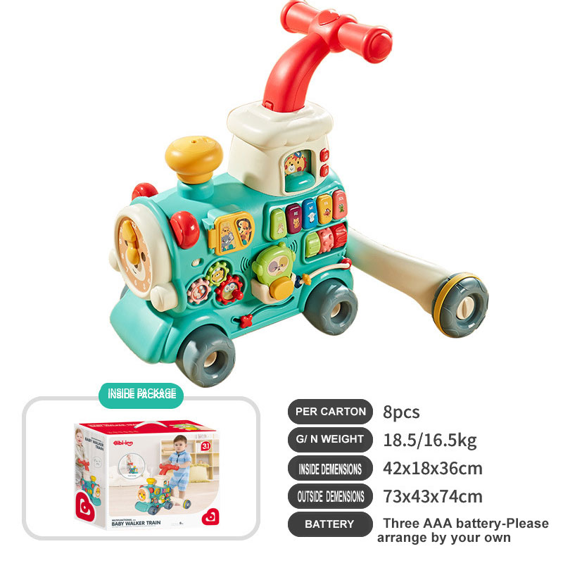 Toddler Train 3 in 1 (Blue) Battery Version