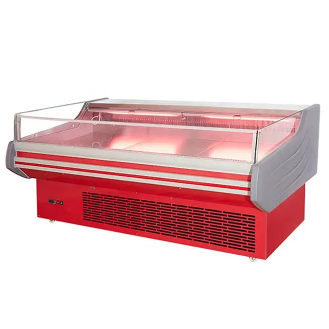 Green Health Hot Sale Supermarket Meat Refrigerator Display Showcase Freezer Butchery Equipment