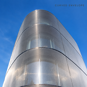 Muro Cortina de Malla Metálica Elástica y Elegante, Ensamblaje en Capas Confiable para Construcción Comercial Contemporánea - Product Image 1