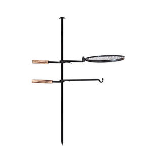 Barbecue au charbon de bois d'hiver pour l'extérieur, barbecue de camping, barbecue de pique-nique, multifonctionnel, assemblage portable, camping, fonte - Product Image 1