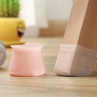 Coussinets de protection de pieds de meubles en Silicone souple, couvre-jambes de chaise mobile libre couvre-jambes de Table protège-jambes de tabouret