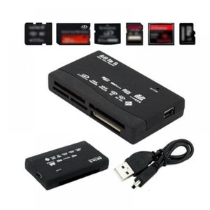 Zoskala HT-02A Lettore di Schede Mini All-in-One Supporta <span class=keywords><strong>SD</strong></span>/<span class=keywords><strong>MMC</strong></span>/XD/CF USB 2.0 Full Speed in Plastica Resistente per Fotocamera/Tablet/DVR - Product Image 2
