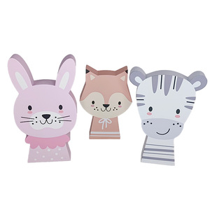 Boîte de <span class=keywords><strong>chasse</strong></span> à l'oeuf de Pâques 3D Cartoon Bunny Glitter Cute Bunny Paper Bag Children Gift Paper Boxes with Ribbon for Easter Decoration - Product Image 1