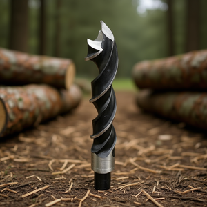 Broca para madera de acero al cromo vanadio para perforar troncos - Product Image 3