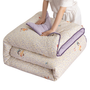 Piumino a doppio strato in garza per mamme e neonati, stampato in twill, con imbottitura in cotone Xinjiang, caldo e spesso, per tutte le stagioni - Product Image 5