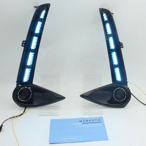 WINAUTO precio de fábrica LED de circulación diurna parachoques delantero luz antiniebla DRL para <span class=keywords><strong>Lexus</strong></span> ES serie ES350 ES250 2018 2022 3 <span class=keywords><strong>colores</strong></span> nuevo - Product Image 3