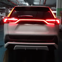 Feu de Freinage LED DRL Spedking, Feu de Poteau de Coffre Arrière, Feux Arrières, Feux de Pare-chocs avec Clignotant pour Toyota RAV4 2019-2022