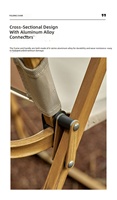 Chaises de camping de qualité supérieure, légères, portables, en métal, personnalisables, pour la pêche et les activités de plein air
