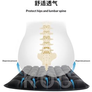 Cuscino ergonomico 3D per sedia, ideale per lunghe sedute, cuscino gonfiabile regolabile per sedia da ufficio e sedile auto - Product Image 3