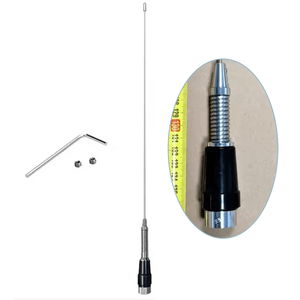 เสาอากาศรถยนต์ PL259 ราคาโรงงาน 3.4dBi สำหรับการสื่อสารภายนอกรถยนต์ VHF 144-174MHz - Product Image 2