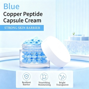 Crème Visage en Capsules de Peptides de Cuivre Bleu GHK-Cu 50g en Gros OEM ODM – Anti-Âge, Hydratante, Lisse les Rides Fines, Soin Quotidien de la Peau - Product Image 2
