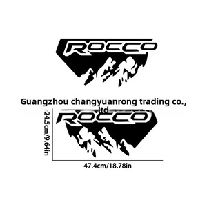 Autocollant exclusif pour benne de pick-up, décoration personnalisée, style géométrique <span class=keywords><strong>ROCCO</strong></span>, pour bas de caisse et arrière - Product Image 5