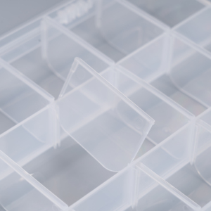 Trong suốt cá thu hút lưu trữ có thể điều chỉnh ngăn tiện ích Hộp thu hút tổ chức tự làm ngăn nhựa câu cá giải quyết sông suối - Product Image 1