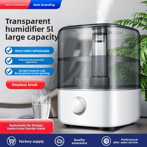 Water 5L Ultrasonic Mute <b>Humidifier</b> with 111-240V Voltage and Shortage for Household Use Scent Diffuser - Product Image 4