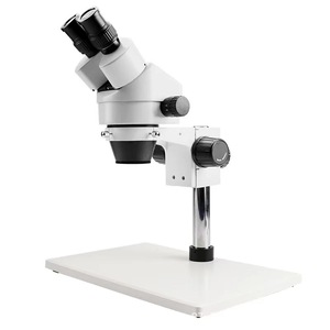 モバイル修理はんだ付けツール用の大きなベースのズームステレオ顕微鏡を備えた7-45X双眼顕微鏡 - Product Image 4