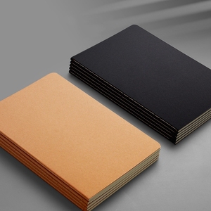 Cuaderno de Papel Kraft A4/B5/A5 en Oferta, Cuaderno de Dibujo y Escritura con Líneas, Cuadrícula y Páginas en Blanco, Encuadernación Cosida, Material de Oficina y Papelería Escolar - Product Image 2