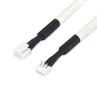 Câble en cuivre tressé PVC à 3 broches, plaqué étain, pour connecteurs mâle/femelle JST ODV VW-1 HFT, pour thermistance d'arrêt de fin de course d'imprimante 3D