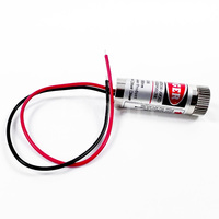 Tête laser à infrarouge, 9mm 12mm 5mW 650nm, tube laser à ligne rouge, longueur focale réglable 3-5V