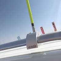 Mât de drapeau de voiture en époxy 4M, qualité professionnelle, couleur personnalisée, garantie 12 mois, vente directe usine pour tout-terrain