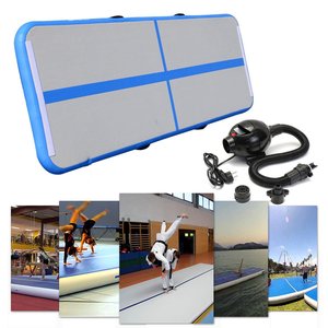 IHOMINF Fabrication en gros <span class=keywords><strong>Tapis</strong></span> <span class=keywords><strong>de</strong></span> gymnastique <span class=keywords><strong>gonflable</strong></span> en PVC pour entraînement avec pompe à air Piste <span class=keywords><strong>de</strong></span> tumbling <span class=keywords><strong>gonflable</strong></span> pliable - Product Image 6