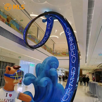 Mulinsen 240*120mm Irrégulier Flexible LED Écran Panneau Colonne Cylindre Courbe LED Affichage pour Centre Commercial