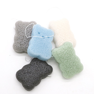 Esponja Konjac Natural para Bebés, con Forma de Oso, para Baño Facial o Corporal, para Bebés y Niños Pequeños - Product Image 4