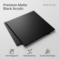 Panneaux muraux acryliques transparents personnalisables de 2mm Matériaux de construction en plastique respectueux de l'environnement Coupe différente disponible