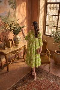 Tenue de voyage pour femmes, style bohème, robe d'été à imprimé floral, robe décontractée à volants pour les vacances - Product Image 3