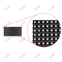 Módulo de Pantalla LED para Exteriores P5, 320x160, IP65, Resistente al Agua, Panel LED a Todo Color para Carteleras Digitales