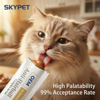Pâte anti-boules de poils pour chats à poils longs, conditionnée en sachet, complément alimentaire digestif naturel, prévient les vomissements et la toux